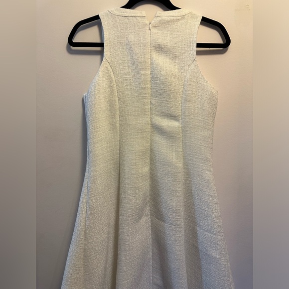 NWOT White Banana Republic tweed Skater style dress - Picture 2 of 8
